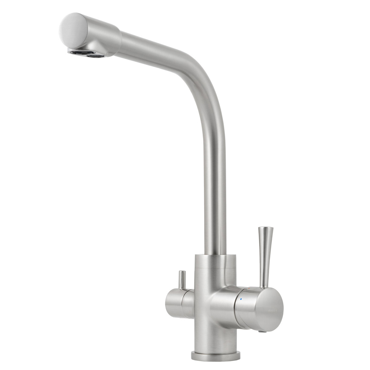 Смеситель для кухни с встроенным краном под питьевую воду Kaiser Merkur 26044-5 Silver