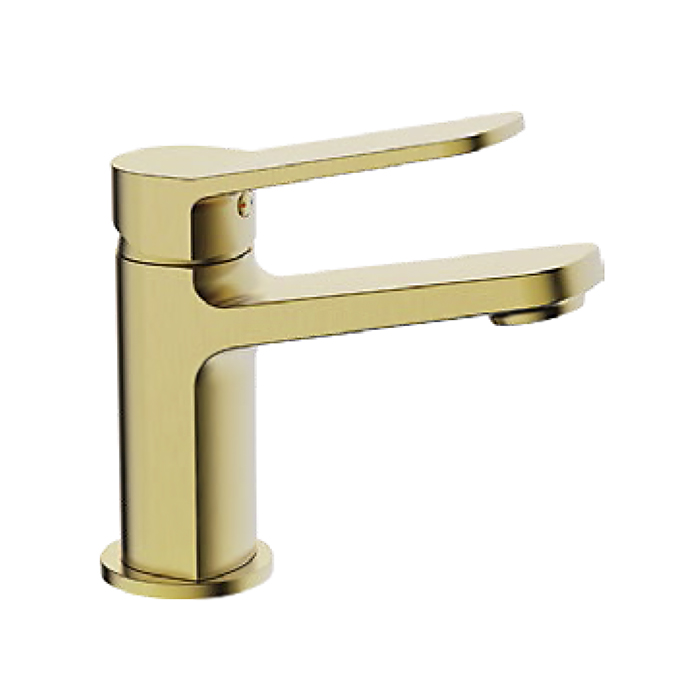 Смеситель для раковины Frap H61-3 F1061-3 золотой сатин