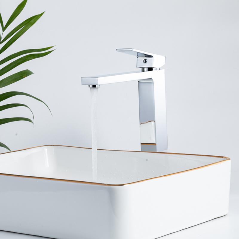 Высокий смеситель для раковины Frap H91 F1091-2 хром