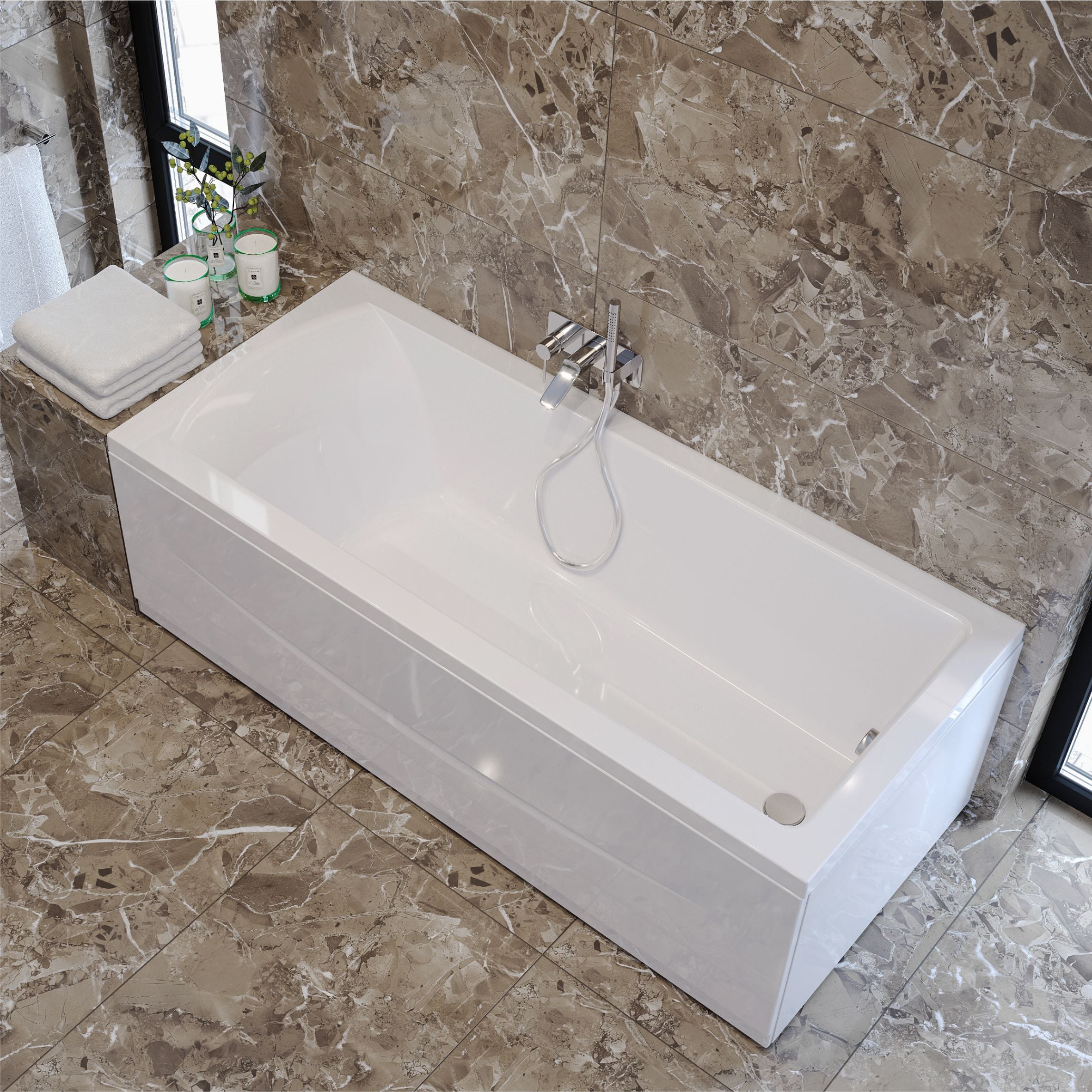 Акриловая ванна Мирсант Ривьера Premium 180*80