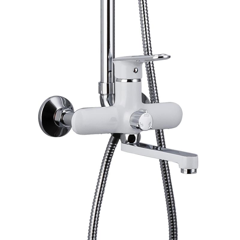 Душевая система Frap H49 F2449 белый-хром