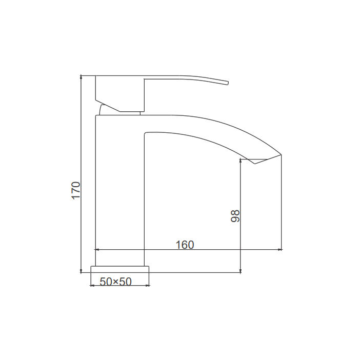 Смеситель для раковины Frap H803-6 F10803-6 черный