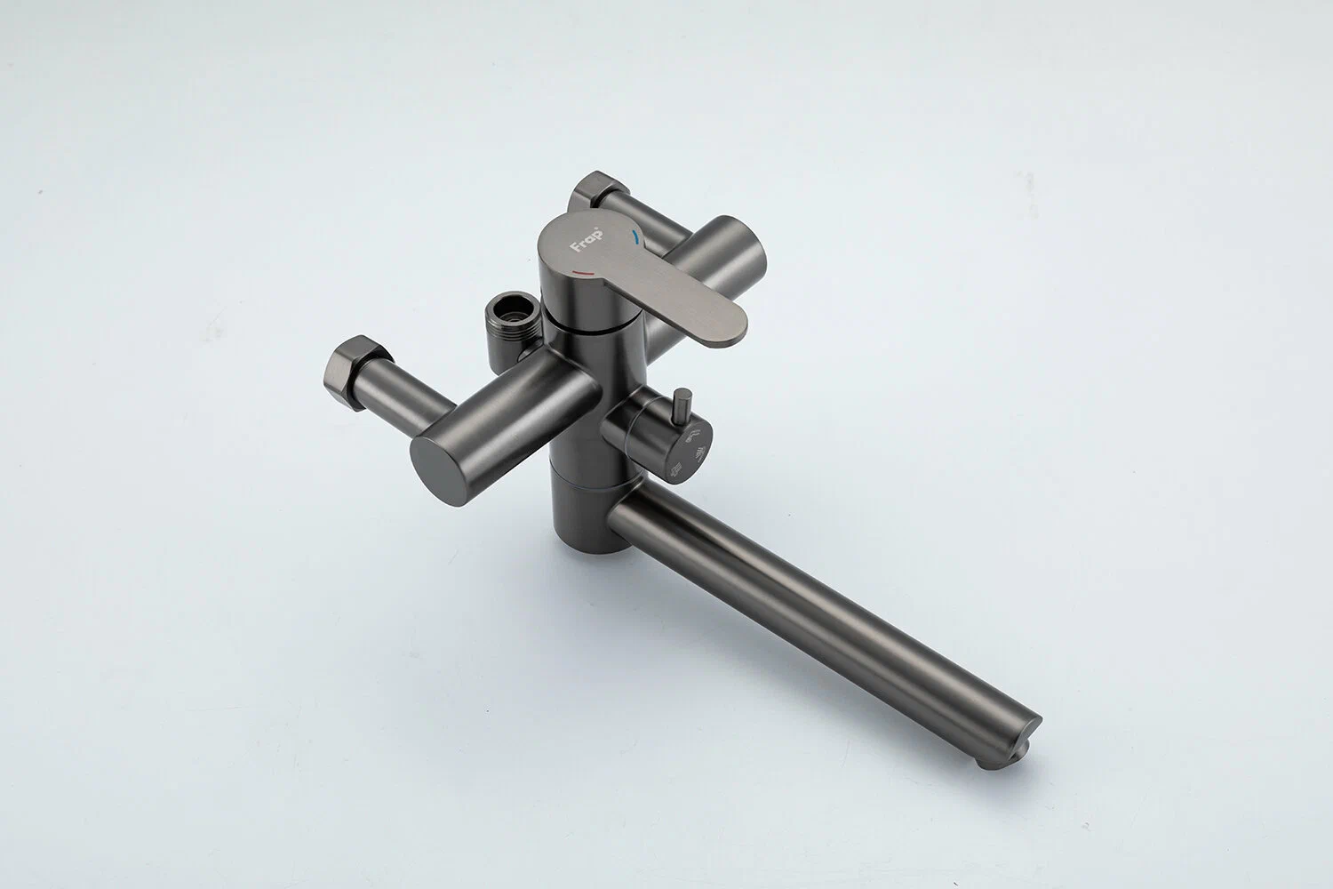 Душевая система Frap H801-9 F24801-9 оружейная сталь