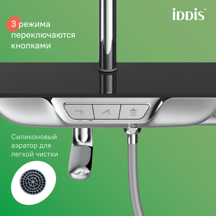 Душевая система Iddis SpaHome SPASBBTi06 хром