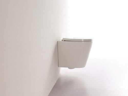 Подвесной унитаз CeramaLux NS5178 белый