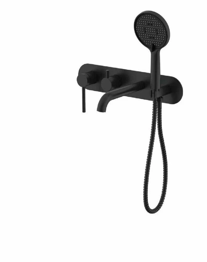 Смеситель для ванны встраиваемый Gappo G06-6 G3306-6 черный