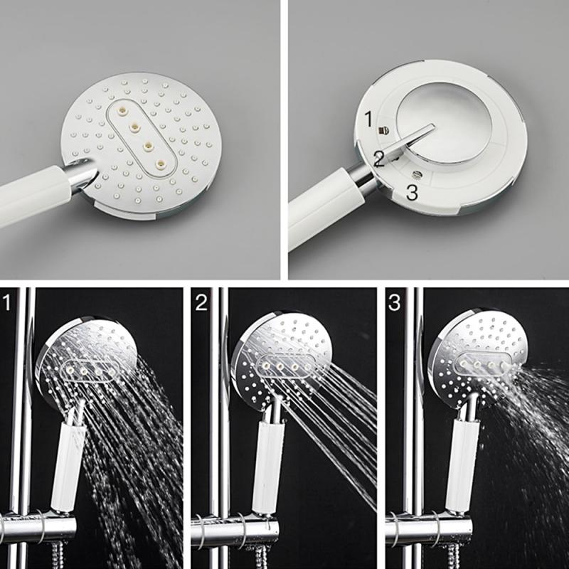 Душевая система Frap H49 F2449 белый-хром