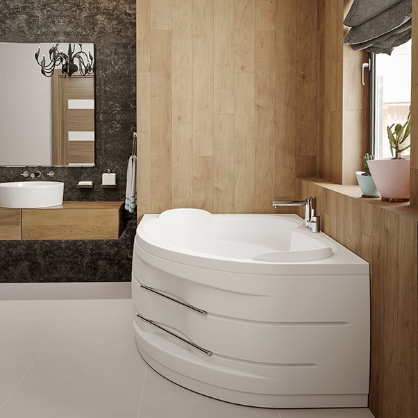 Акриловая ванна Мирсант Массандра Premium 170*110 левая