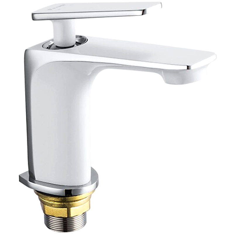 Смеситель для раковины Frap F1058 белый-хром