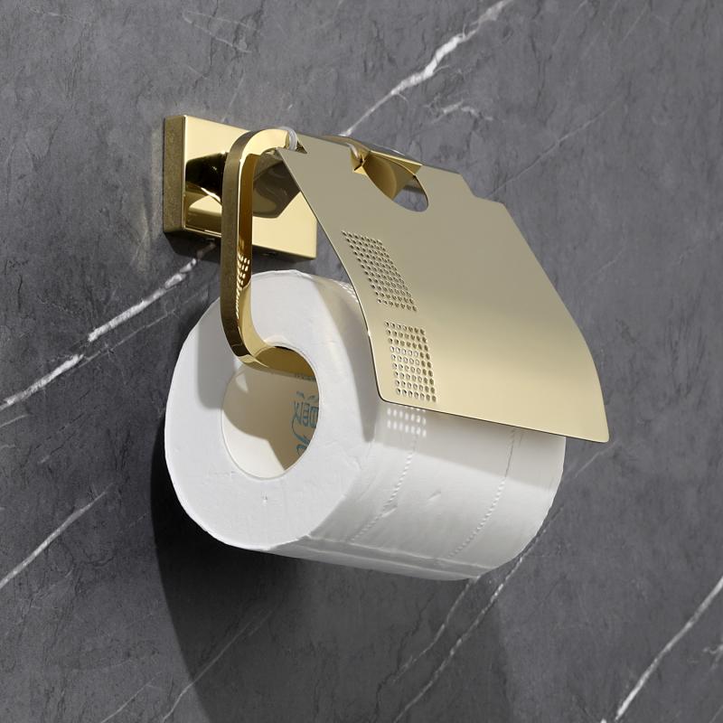 Держатель туалетной бумаги Gappo G07-3 G0703-3 золото