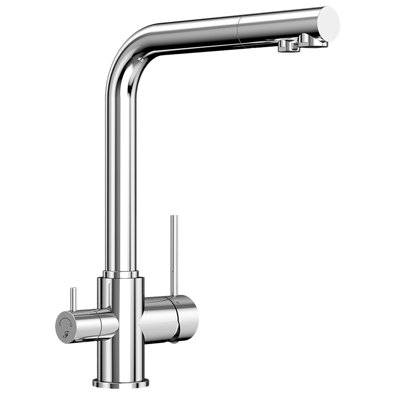 Смеситель для кухни с подключением фильтра Elghansa Kitchen Pure Water 56A5216 хром