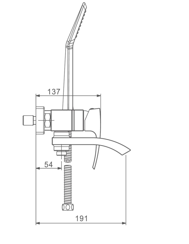 Смеситель для ванны Gappo G07-33 G3207-33 золотой сатин