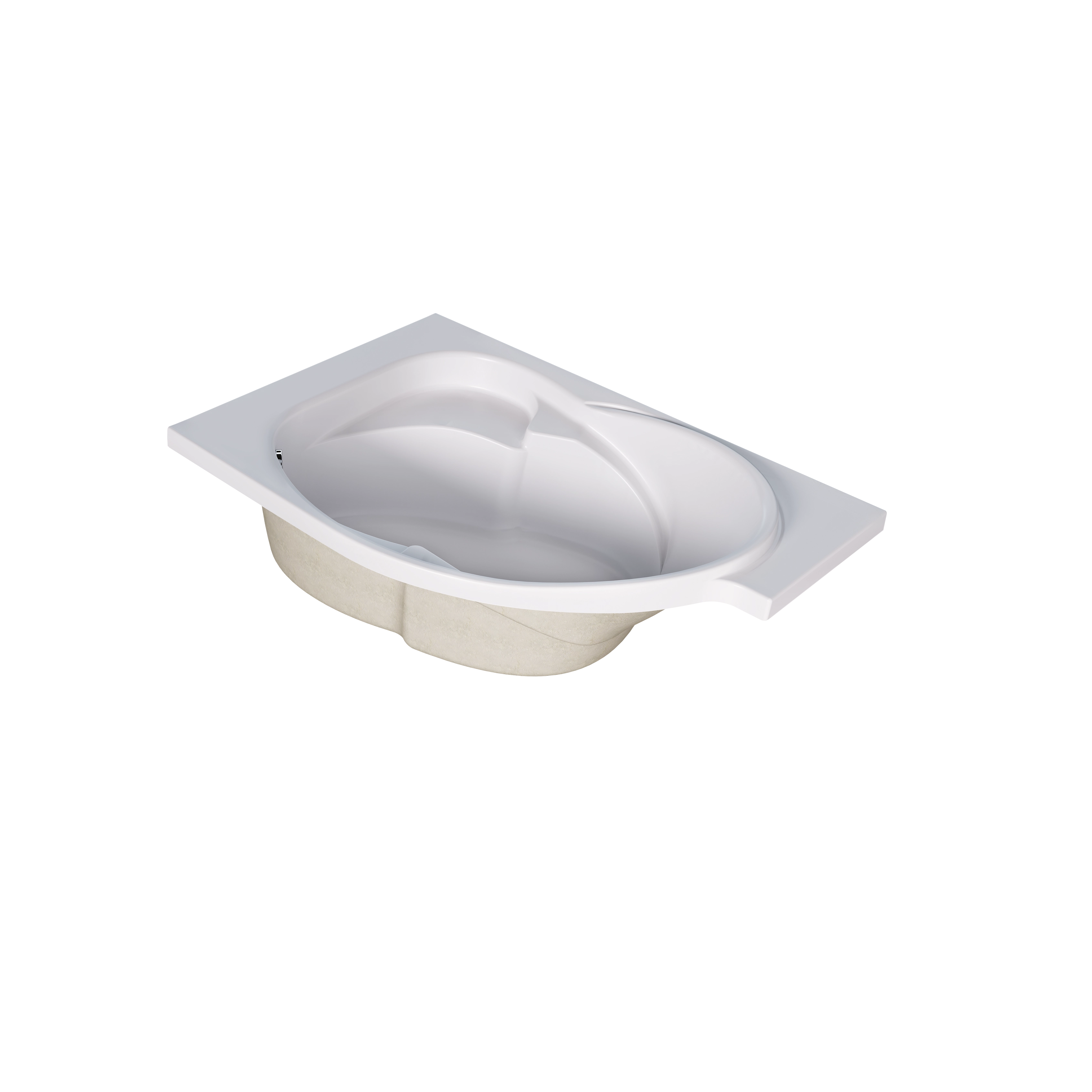 Акриловая ванна Marka One Ergonomika 158-175*110 L левая