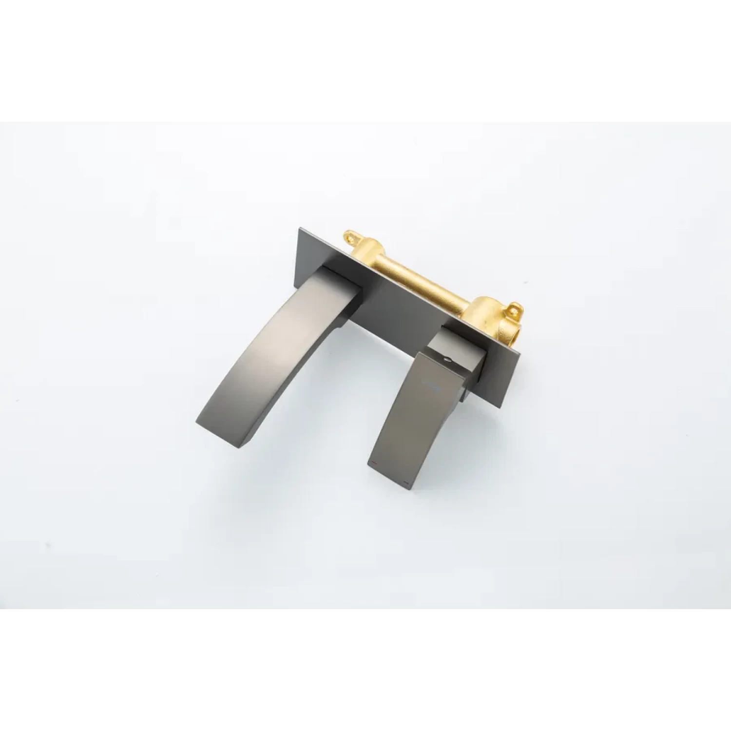 Встраиваемый смеситель для раковины Gappo G07-9 G1007-29 оружейная сталь