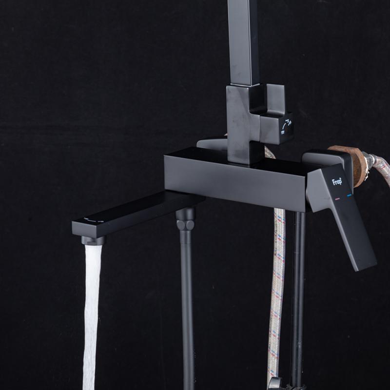 Душевая система Frap H91-6 F2491-6 черный