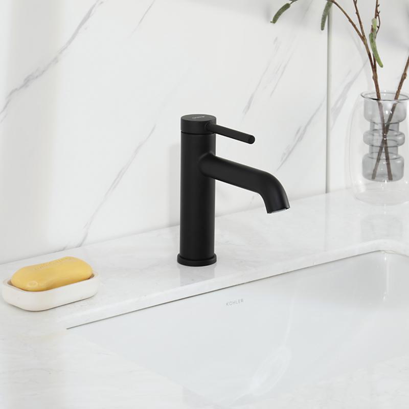 Смеситель для раковины Gappo G06-6 G1006-6 черный