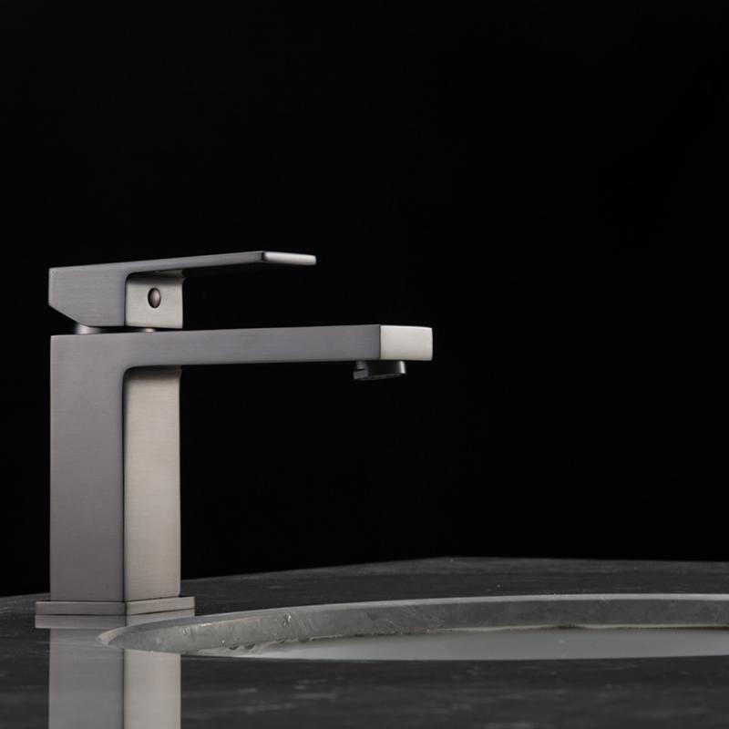 Смеситель для раковины Frap H91-9 F1091-9 оружейная сталь