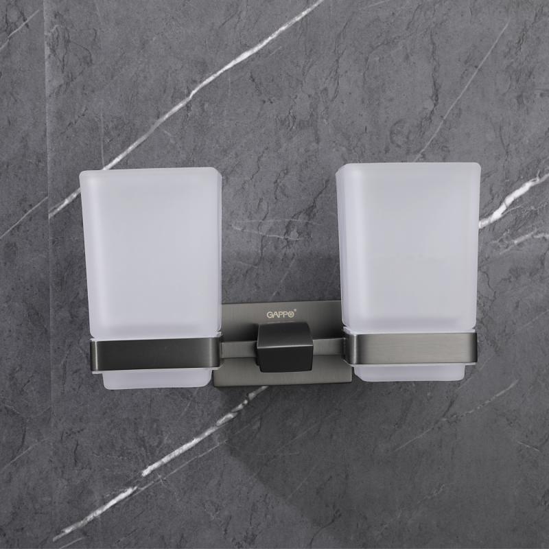 Стаканы для ванны Gappo G07-9 G0708-9 оружейная сталь