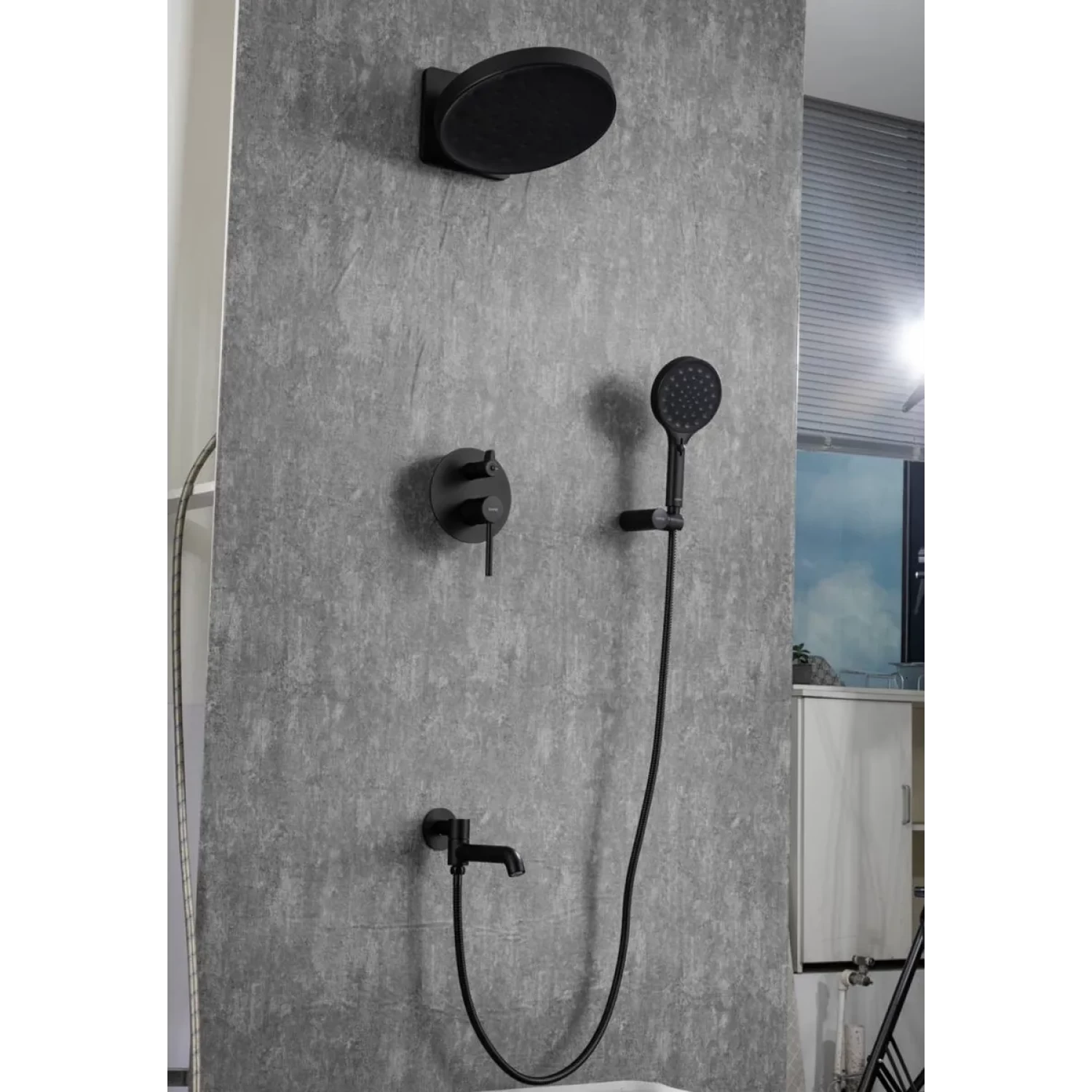 Встраиваемая душевая система Gappo G06 G7106-6 черный