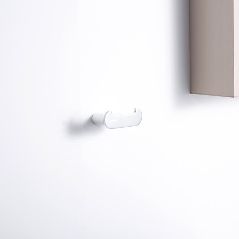 Крючок 2-й Gappo G309-8 G30905-28 белый-хром