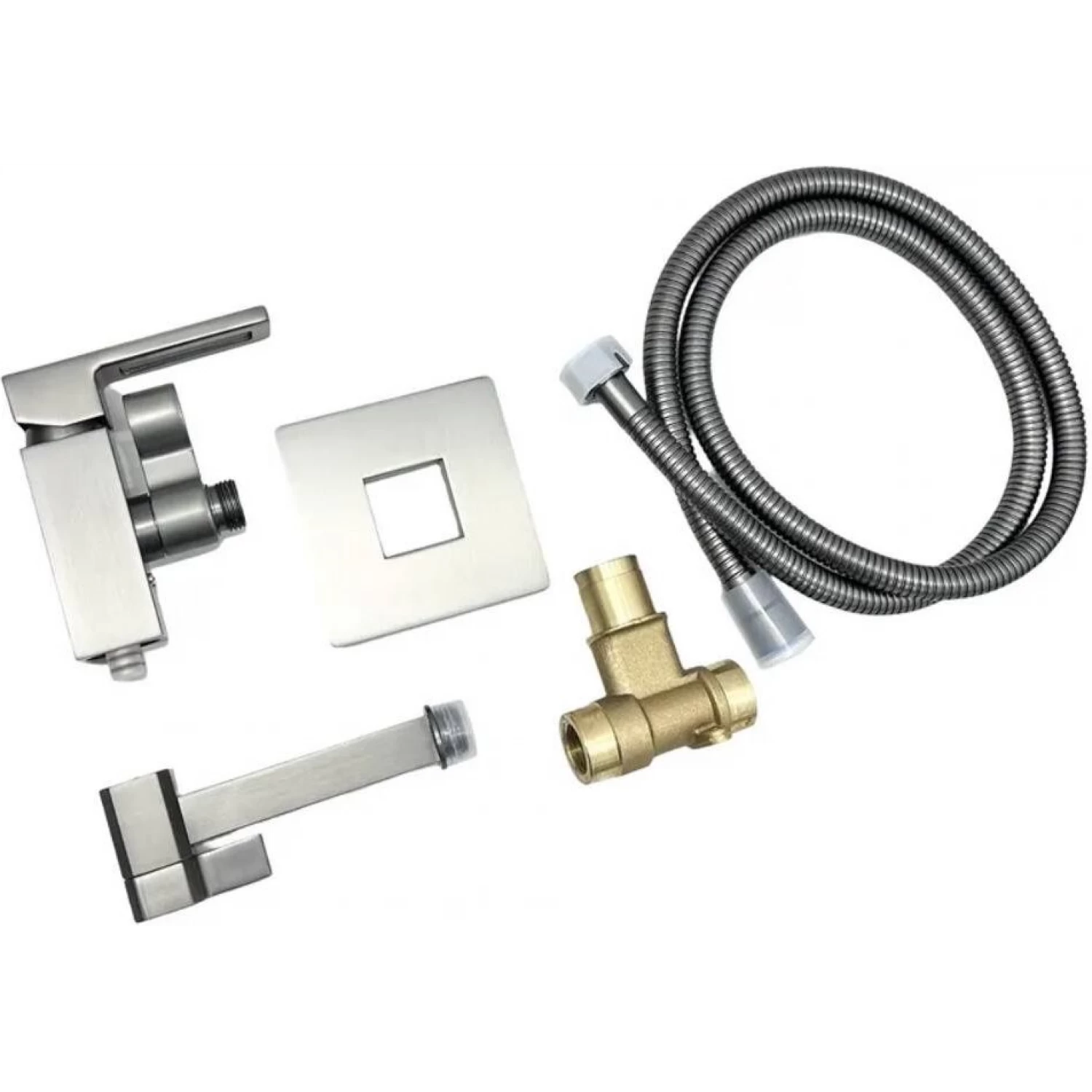 Гигиенический душ встраиваемый Gappo G17-9 G7217-19 оружейная сталь