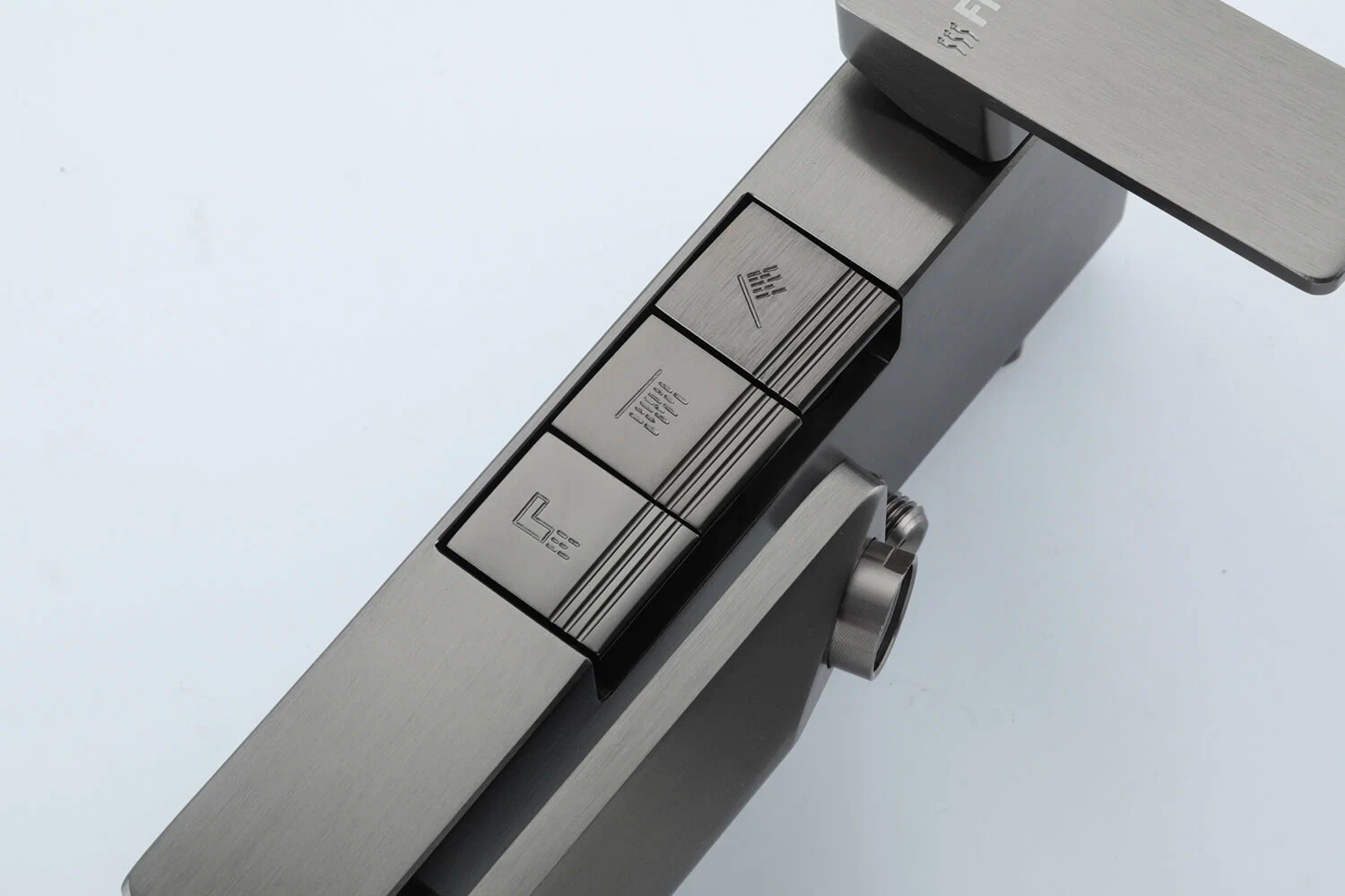 Душевая система Frap H202-9 F24202-9 оружейная сталь