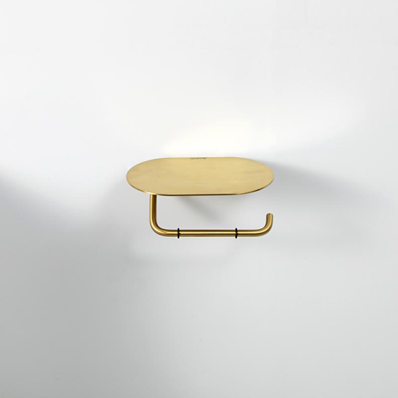 Держатель туалетной бумаги Gappo G309-3 G30903-3 золотой сатин