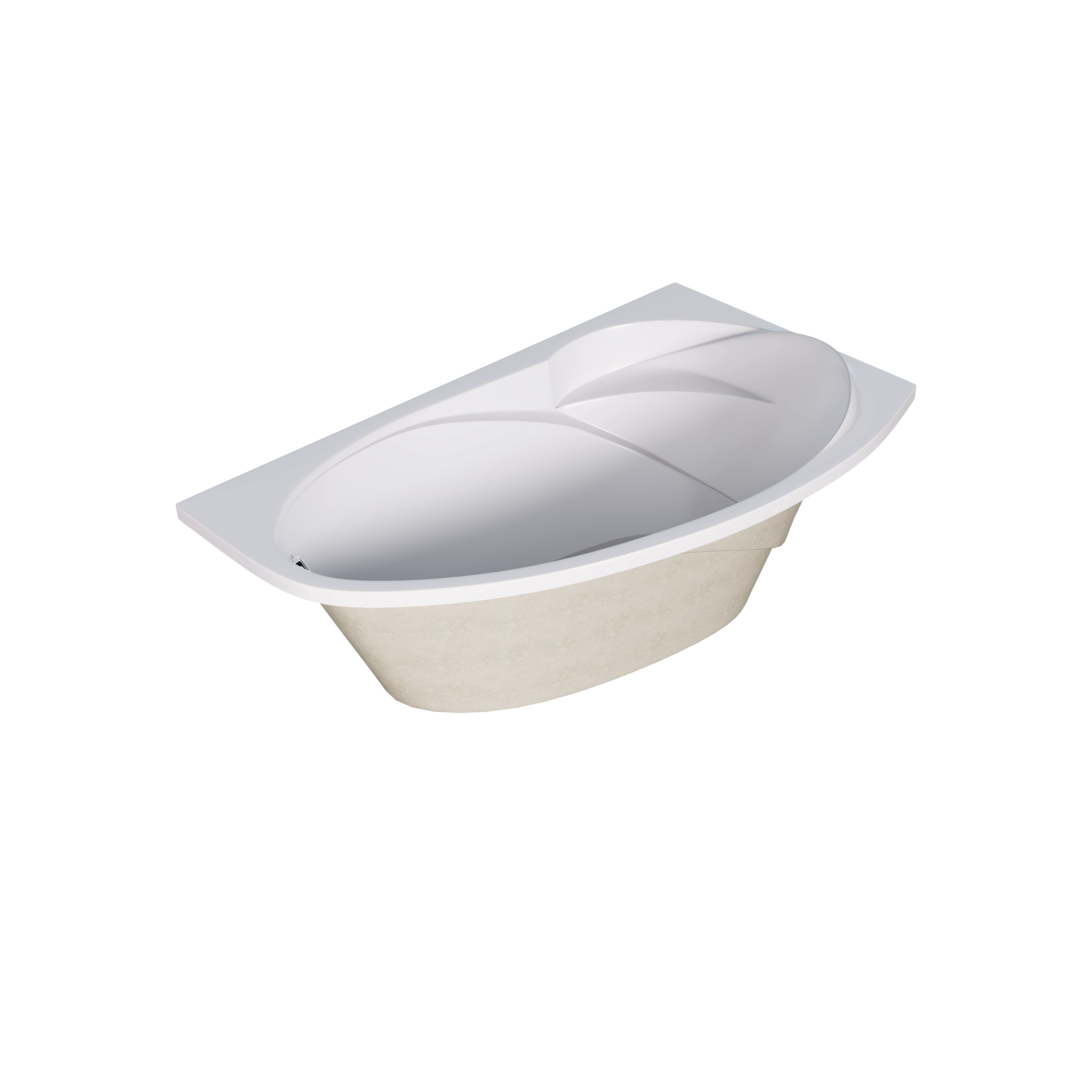 Акриловая ванна Marka One Julianna 170*100 R правая