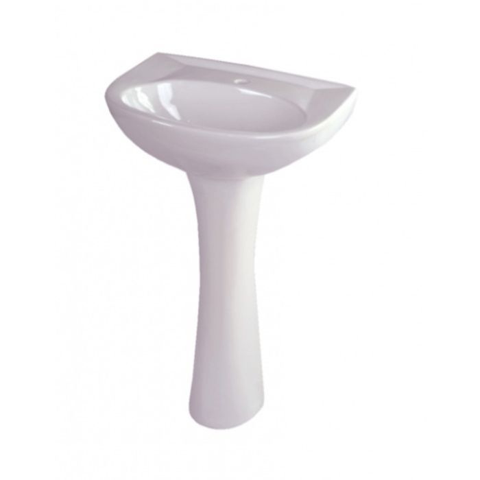 Пьедестал Gesso универсальный, белый (подходит к раковине Фея)