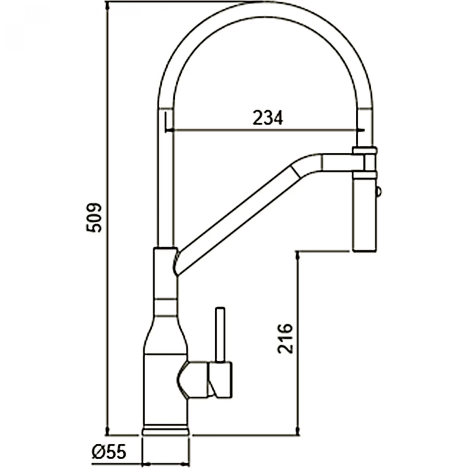 Смеситель для кухни Gappo G4098-13 золотой сатин
