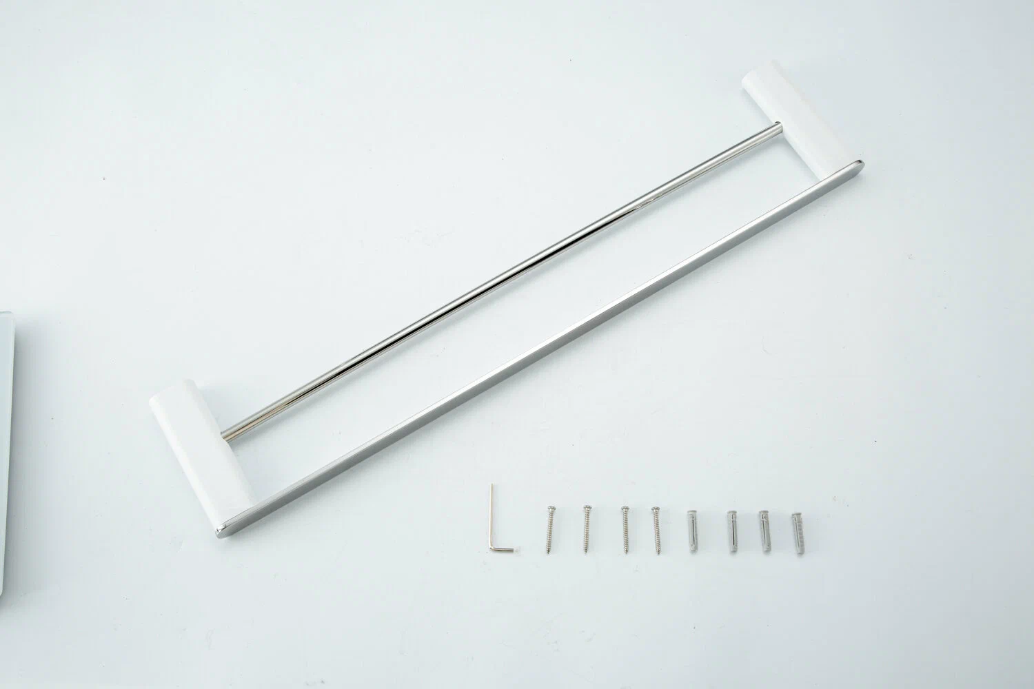 Полотенцедержатель 2-й Gappo G309-8 G30909-8 белый-хром