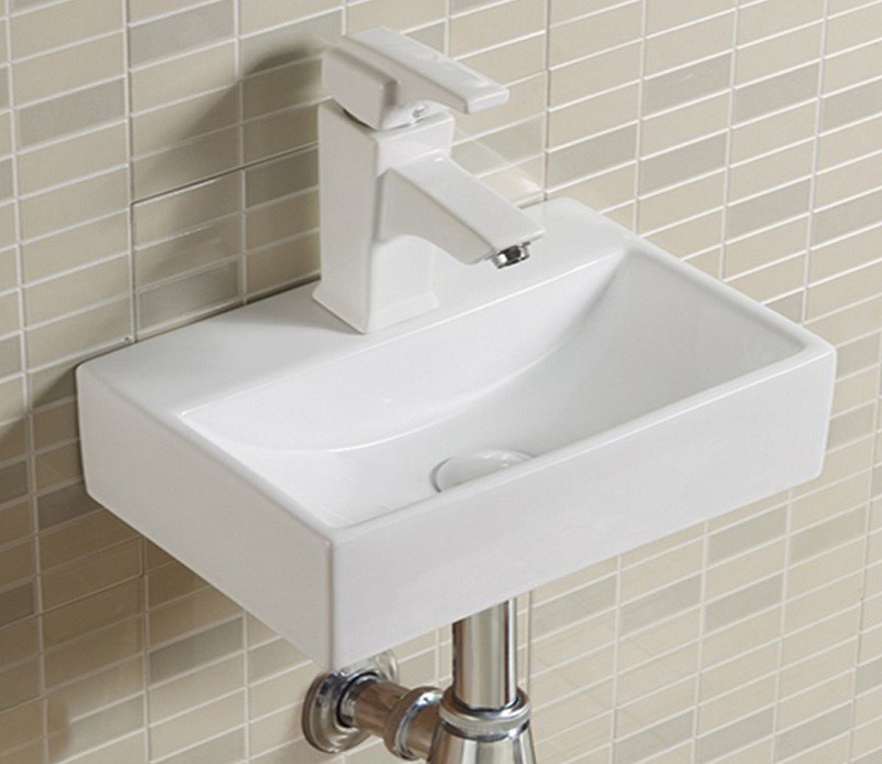 Подвесная/накладная раковина CeramaLux 36 N 9135/1 белая