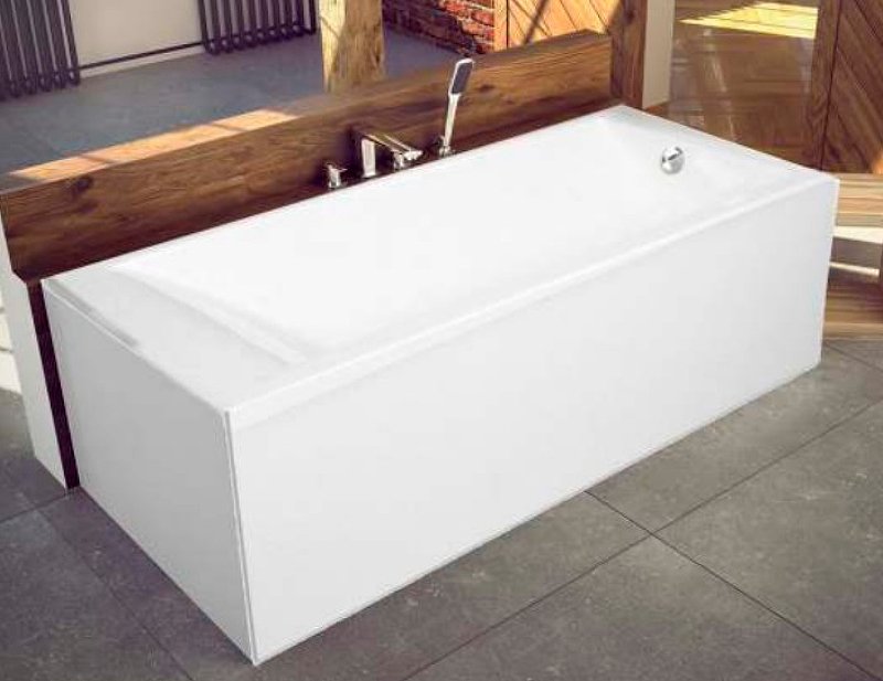 Прямоугольная ванна из литьевого мрамора Castone Надежда 170x70