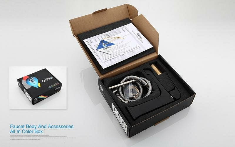 Смеситель для раковины Gappo Aventador G1050 Черный