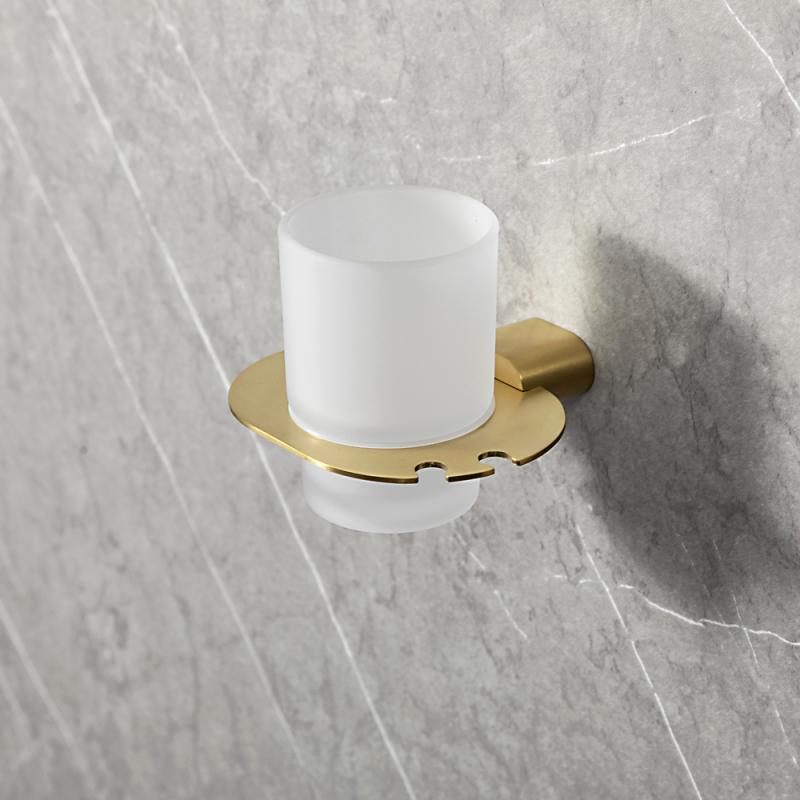 Стакан для ванны Gappo G309-3 G30906-3 золотой сатин