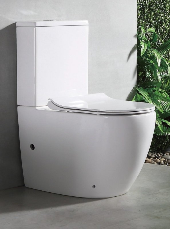 Унитаз-компакт напольный CeramaLux NS2176 белый
