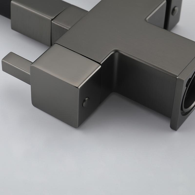 Смеситель для кухни с фильтром Gappo G95 G4395-39 оружейная сталь