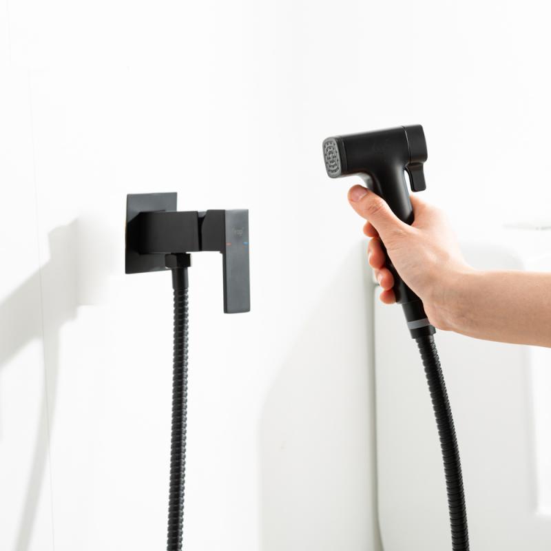 Гигиенический душ встраиваемый Frap H91-6 F7591-26 черный