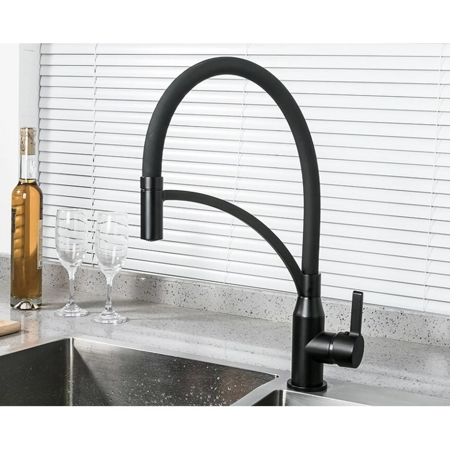 Смеситель для кухни Frap H52 F4552-6 черный