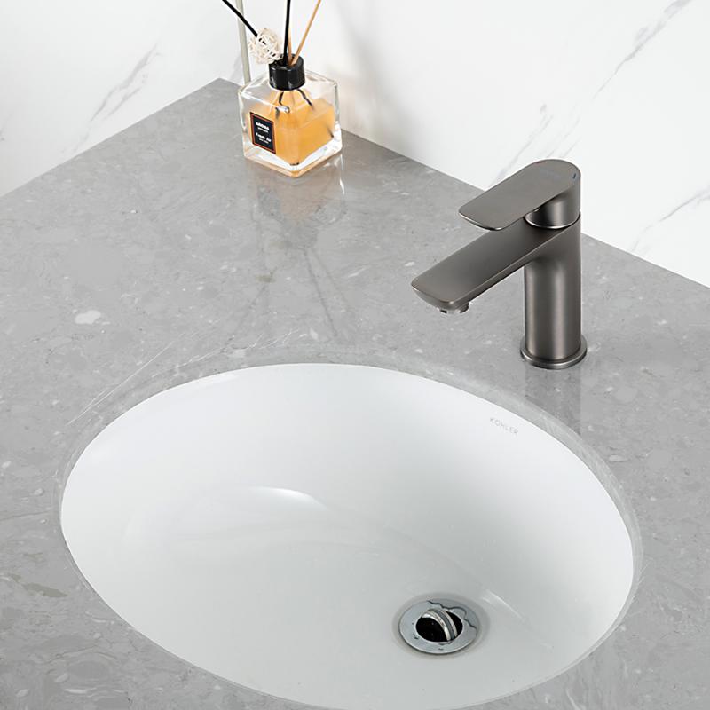 Смеситель для раковины Gappo G48-9 G1048-9 оружейная сталь