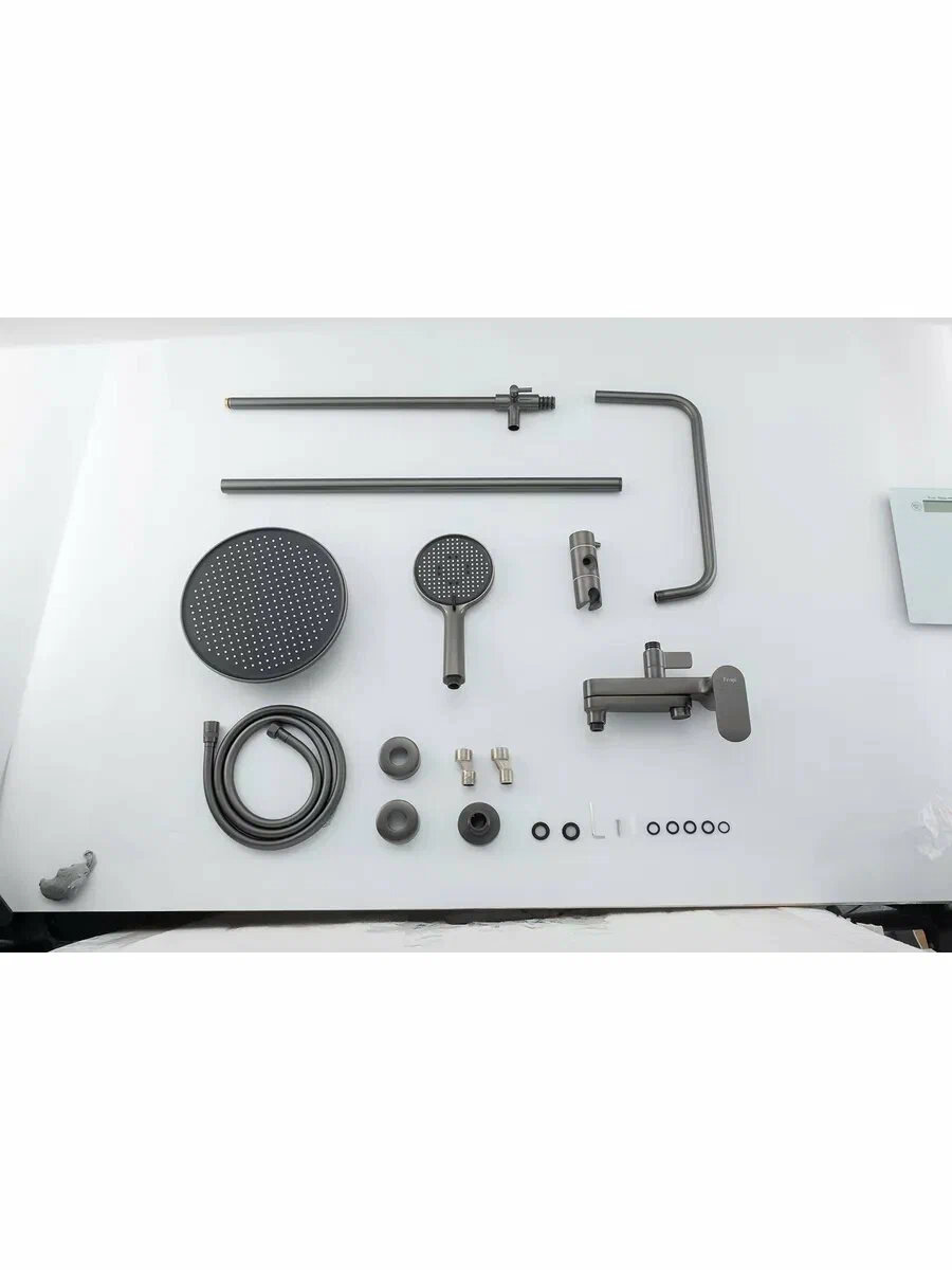 Душевая система Frap H85-9 F2485-9 оружейная сталь