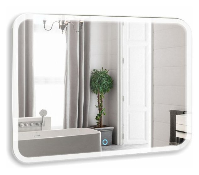 Зеркало с подсветкой и диммером Silver Mirrors Стив 100*80