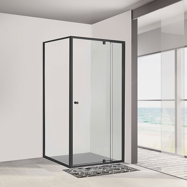 Душевое ограждение Sole Cube 90*90-100 Black Profile