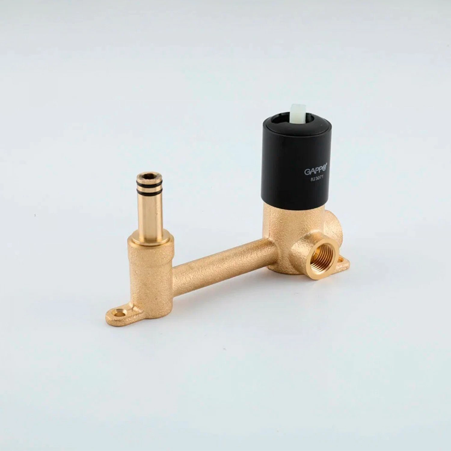 Встраиваемый смеситель для раковины Gappo G06-6 G1206-6 черный