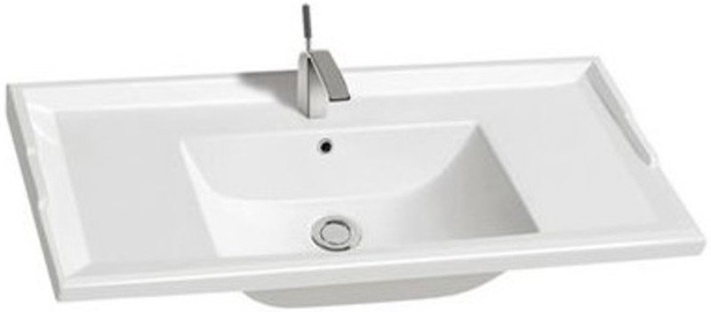 Полувстраиваемая раковина CeramaLux 82.5 N 840-80 белая