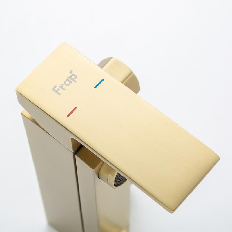 Смеситель для ванны Frap H91-3 F3291-3 золотой сатин