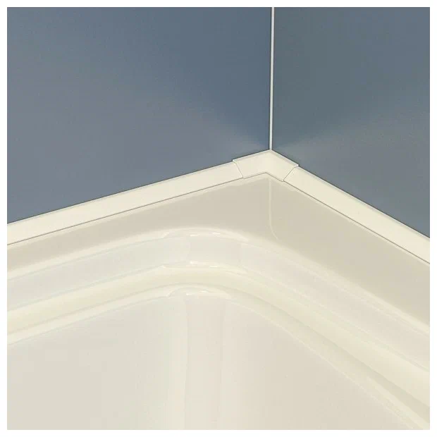 Бордюр декоративный Aquatek для ванн и поддонов 195см белый глянцевый