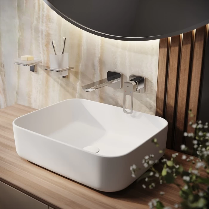 Встраиваемый смеситель для раковины Iddis Slide SLISB00i65 хром