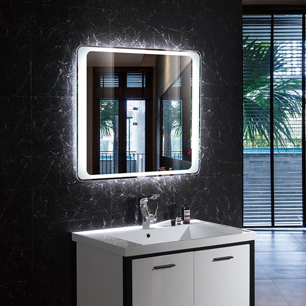 Зеркало с подсветкой и подогревом Gair Madrid 800*700 Anti Steam