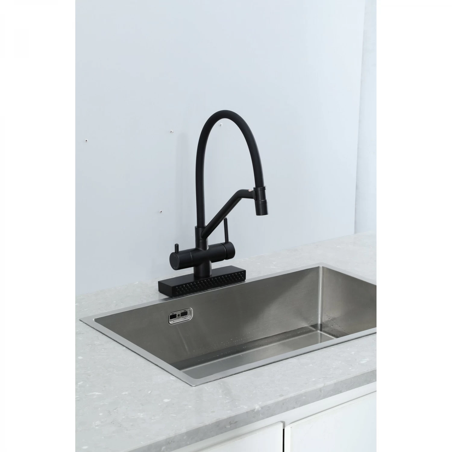 Смеситель для кухни с фильтром Gappo G4098-6 черный